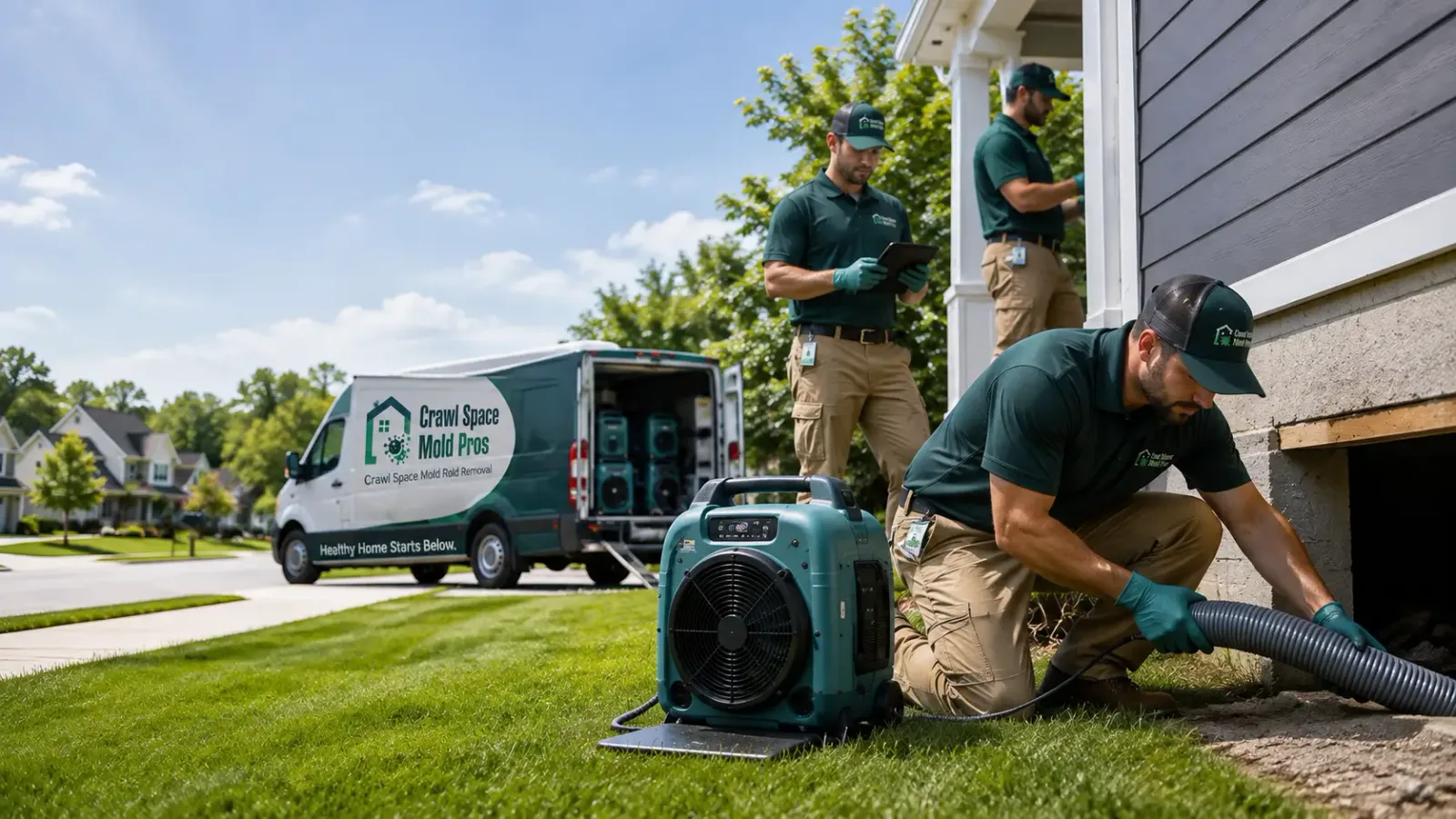 Crawl Space Mold Removal in Woodhull, NY